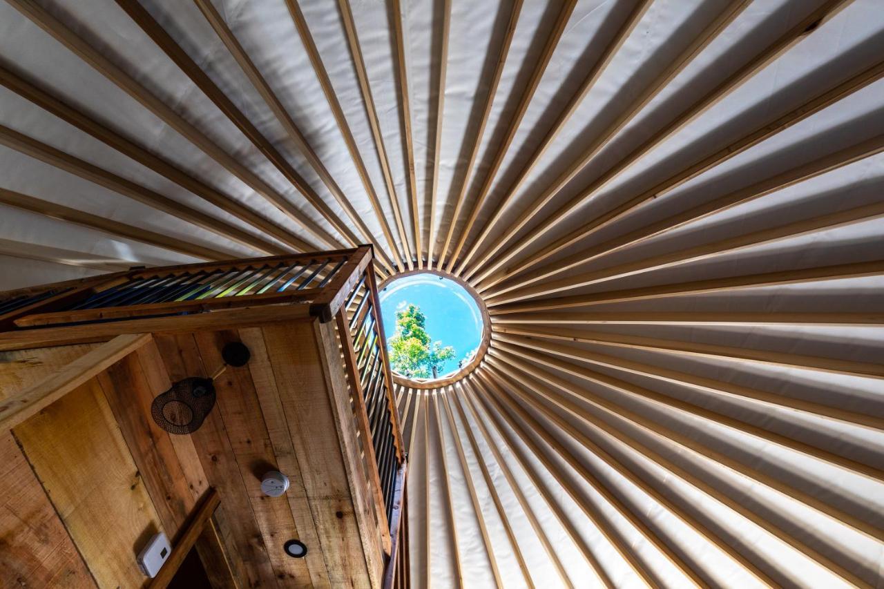 Yourtes Glamping Du Poisson Blanc Notre-Dame-du-Laus Eksteriør bilde