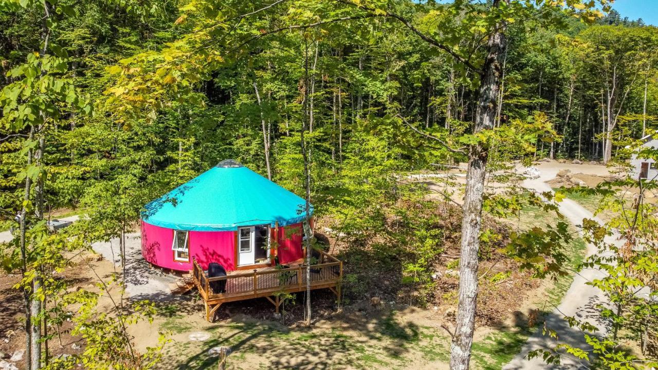 Yourtes Glamping Du Poisson Blanc Notre-Dame-du-Laus Eksteriør bilde